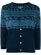Blue Blue Japan - V-neck Cardigan - Women - Cotton/linen/flax - S, Cotton/linen/flax