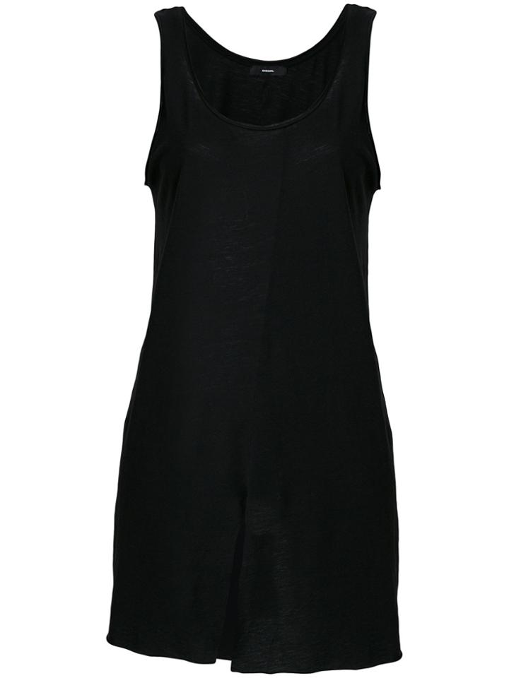 Diesel Front Slit Top - Black