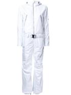 Kru Hooded Padded Jumpsuit, Women's, Size: Medium, White, Polyamide