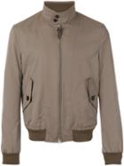 Tom Ford - High Neck Zipped Jacket - Men - Cotton/polyester/cupro - 48, Green, Cotton/polyester/cupro