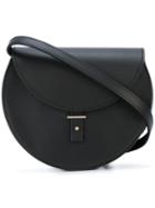 Pb 0110 Round Crossbody Bag, Women's, Black, Leather