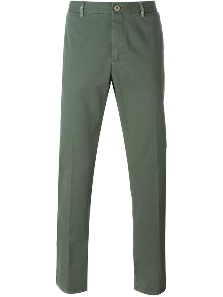 Etro Contrast Trim Chinos