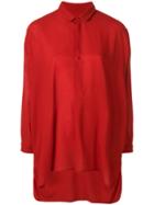 Daniela Gregis Oversized Boxy Shirt - Red