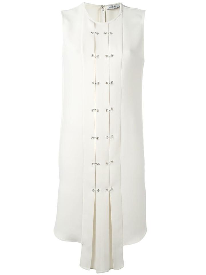 J.w.anderson - Ring Stud Dress - Women - Polyester/triacetate - 10, Nude/neutrals, Polyester/triacetate