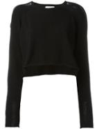 Lost & Found Ria Dunn Boat Neck Cropped Jumper