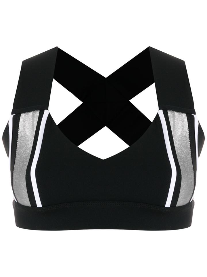 No Ka' Oi Kaua Ola Performance Bra - Black