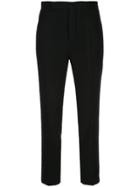 Rick Owens Cropped Slim Trousers - Black