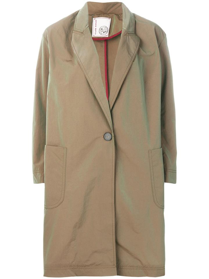 Antonio Marras Single Breasted Coat - Multicolour