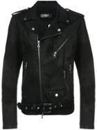 Amiri Zipped Biker Jacket - Black