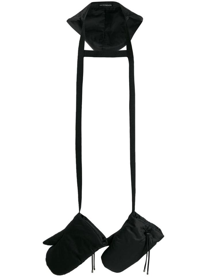 David Catalan Pending Detail Gloves - Black
