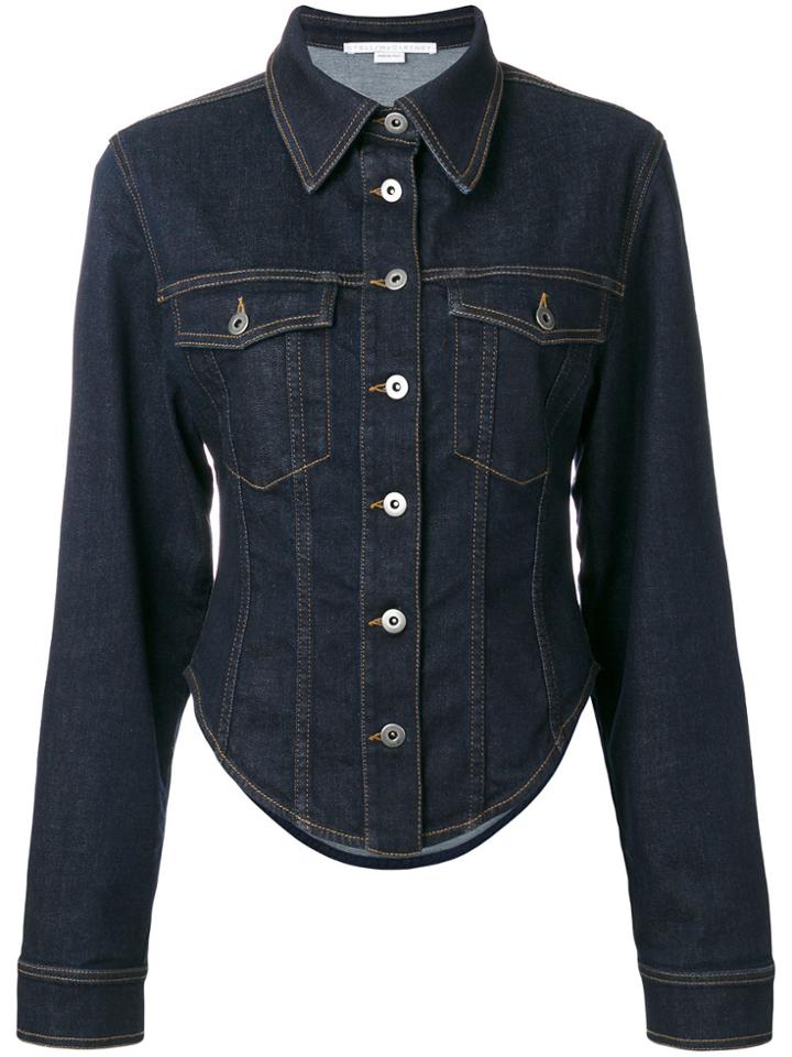 Stella Mccartney Fitted Denim Jacket - Blue