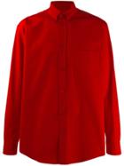 Balenciaga Square Shoulder Shirt - Red