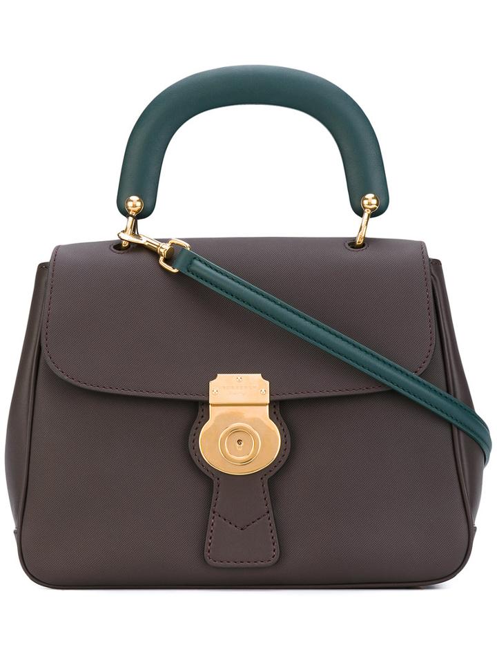 Burberry - Large Runaway Tote - Women - Calf Leather/polyester/polyurethane/metal - One Size, Brown, Calf Leather/polyester/polyurethane/metal