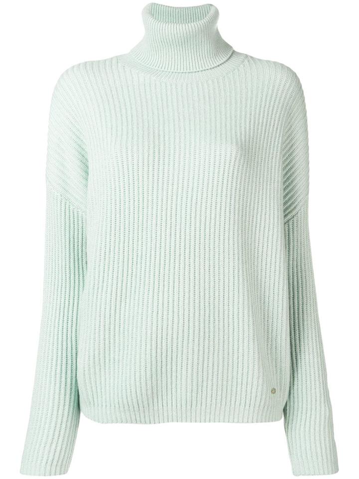 Elisabetta Franchi Turtle Neck Jumper - Green