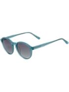 Linda Farrow '40 C12' Sunglasses, Men's, Blue, Acetate