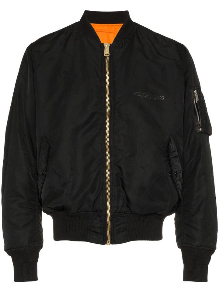 1017 Alyx 9sm Reversible Pilot Bomber Jacket - Black