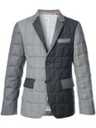 Thom Browne Downfilled Classic Single Breasted Sport Coat In Funmix In
