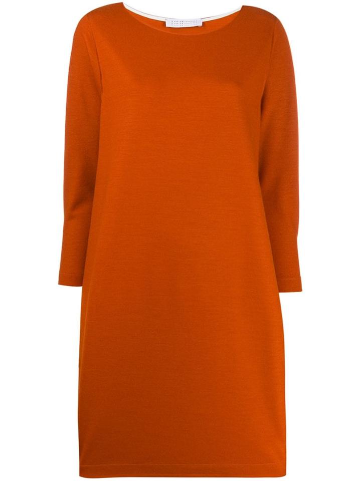 Harris Wharf London Oversized Sweater Dress - Orange