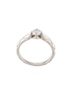 Chanel Pre-owned Embossed Ring - Silver