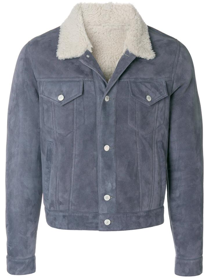 Yves Salomon Homme Merinillo Jacket - Blue