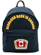 Dsquared2 Born In Canada Backpack - Blue