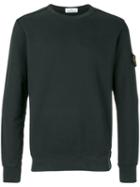 Stone Island - Crew Neck Jumper - Men - Cotton - L, Green, Cotton