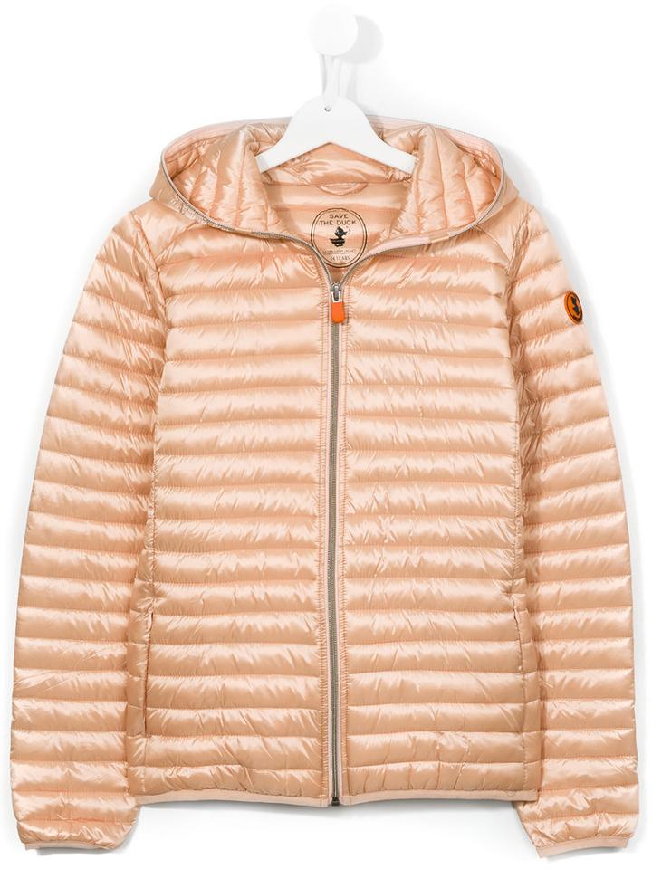 Save The Duck Kids Padded Jacket, Girl's, Size: 14 Yrs, Pink/purple