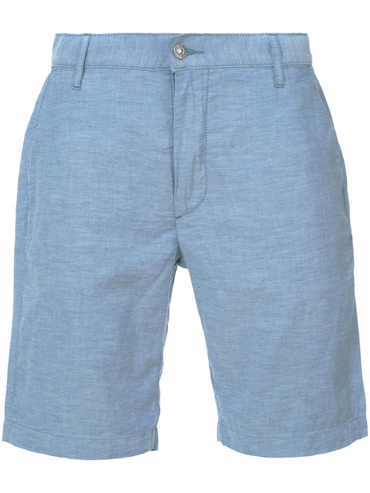 7 For All Mankind - Classic Bermuda Shorts - Men - Cotton/spandex/elastane - 34, Blue, Cotton/spandex/elastane