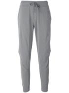 Transit - Drawstring Trousers - Women - Cotton/spandex/elastane/cupro/lyocell - 40, Grey, Cotton/spandex/elastane/cupro/lyocell
