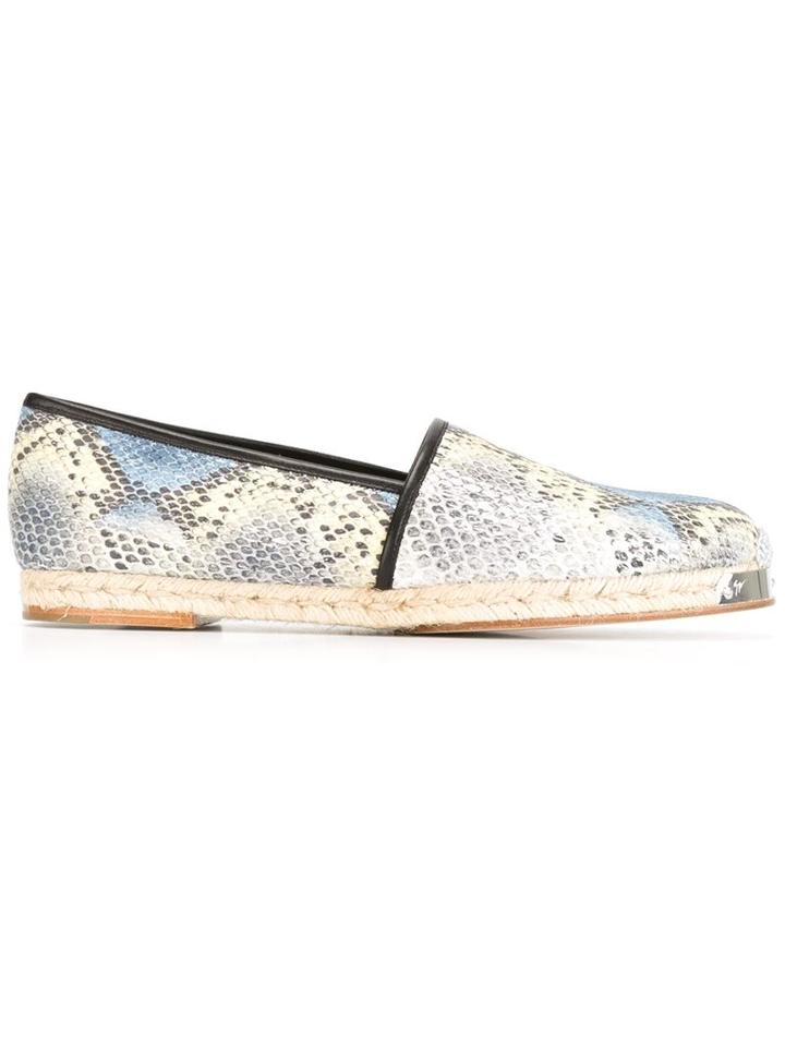 Giuseppe Zanotti Design Snakeskin Print Espadrilles