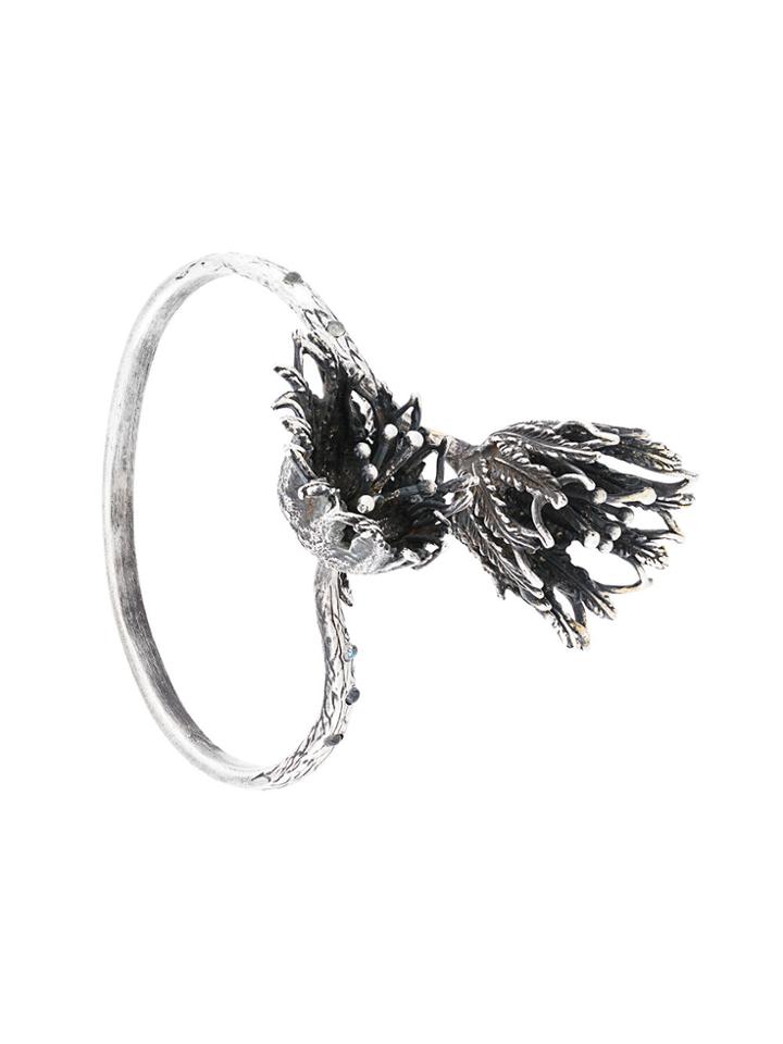 Midgard Paris Floral Thistle Bracelet - Metallic