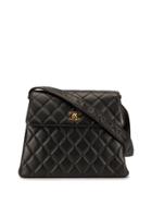 Chanel Pre-owned 2000s Quilted Shoulder Bag - Black