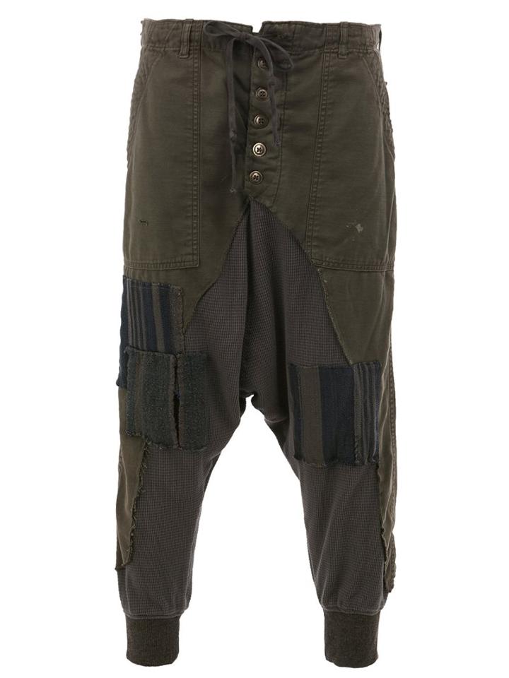 Greg Lauren Patchwork Tapered Trousers