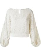 Martha Medeiros 'marescot' Lace Blouse, Women's, Size: 38, White, Viscose/cotton/polyamide
