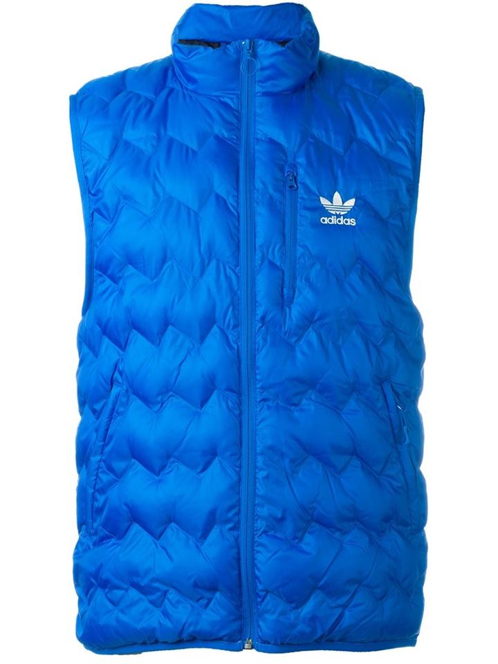 Adidas Originals 'serrated' Vest, Men's, Size: Medium, Blue, Polyester