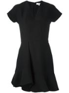 Carven Flared Dress, Women's, Size: 40, Black, Silk/polyester/acetate
