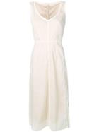 Marni V-neck Dress - White