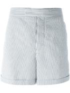 Moncler Gamme Bleu Striped Shorts
