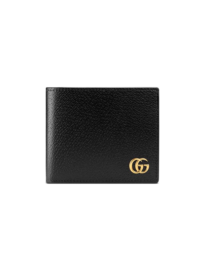 Gucci Gg Marmont Leather Coin Wallet - Black