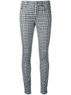 Guild Prime Checked Skinny Jeans - Black