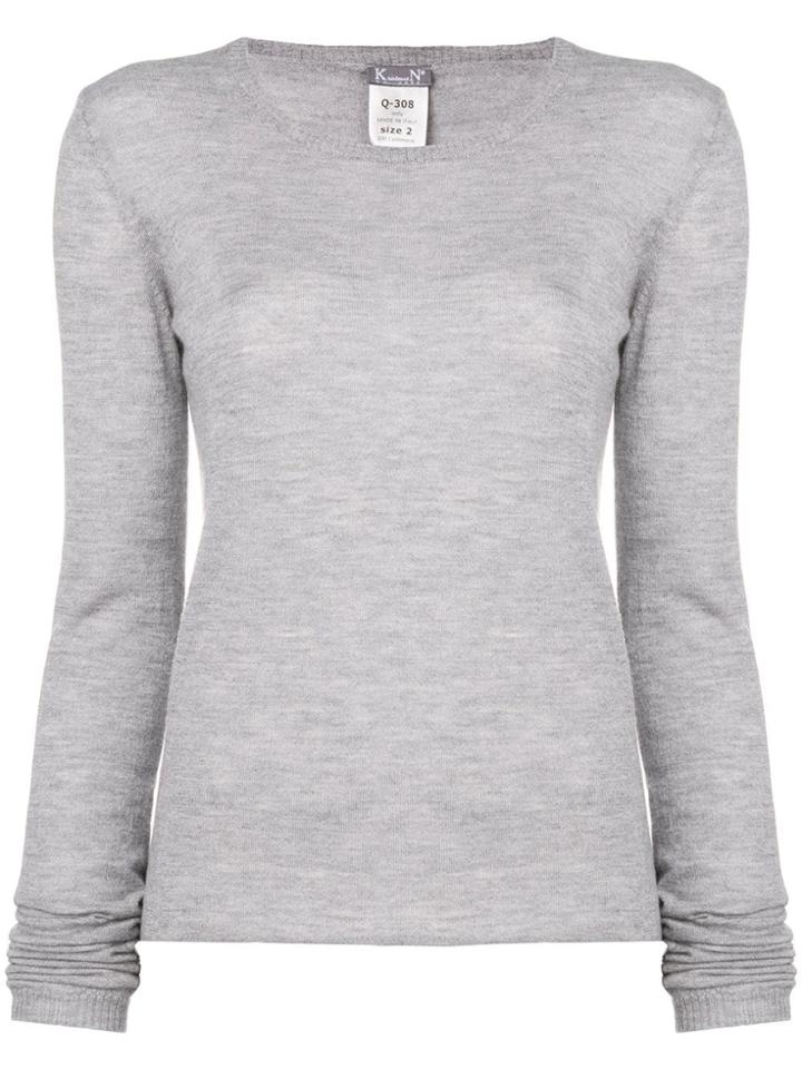 Kristensen Du Nord Round Neck Sweater - Grey