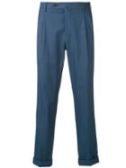 Pt01 Mid-rise Tailored Trousers - Blue