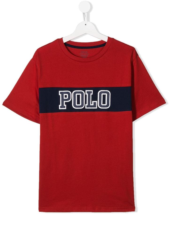 Ralph Lauren Kids Logo Patch T-shirt - Red
