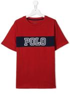 Ralph Lauren Kids Logo Patch T-shirt - Red