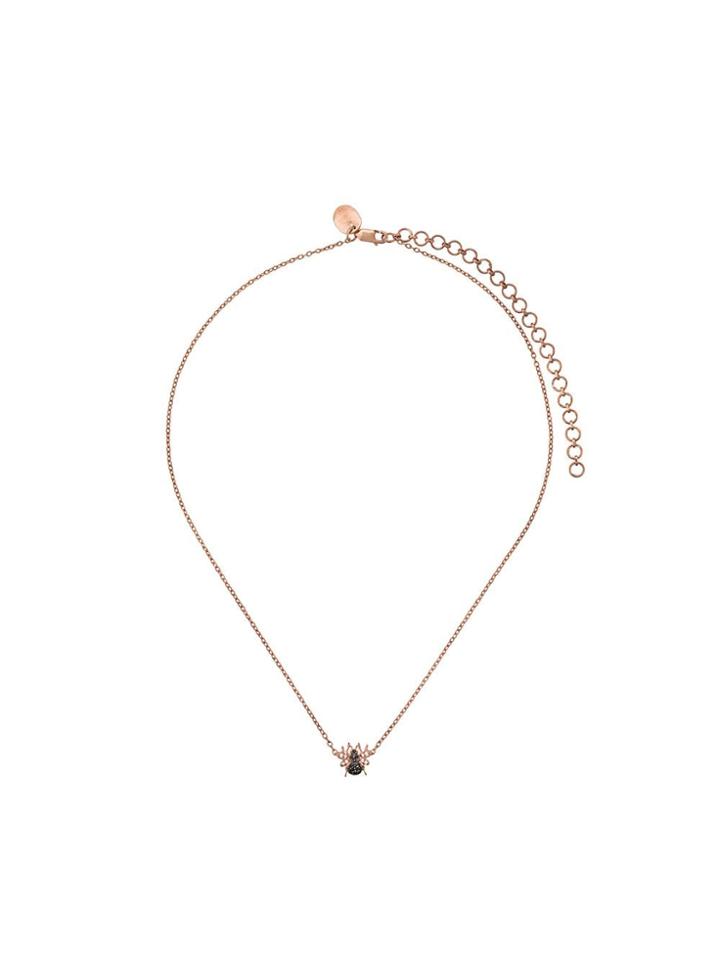 Maha Lozi Bee Necklace - Black