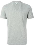 James Perse V-neck T-shirt, Men's, Size: 2, Grey, Cotton