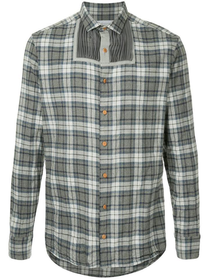 Kolor Pleated Detail Shirt - Multicolour