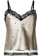 Alexander Wang Floral Motif Camisole - Nude & Neutrals