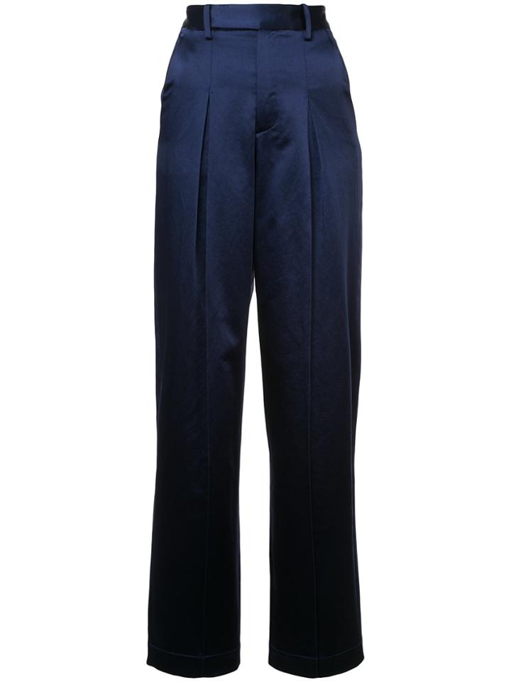 Rosie Assoulin Wide Leg Trousers - Blue