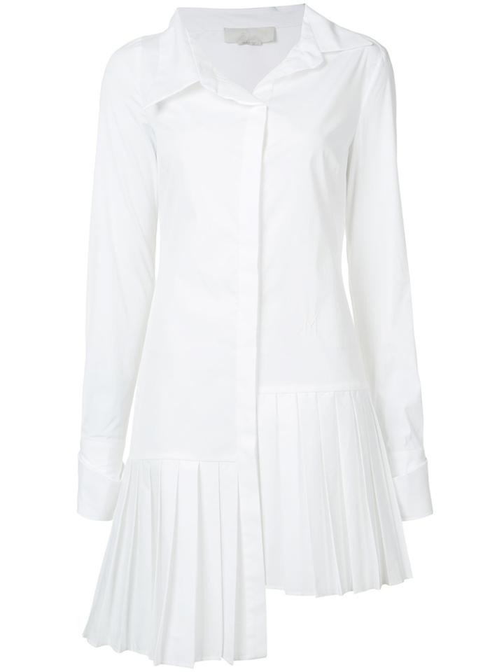 Monse Long-sleeve Shirt Dress - White